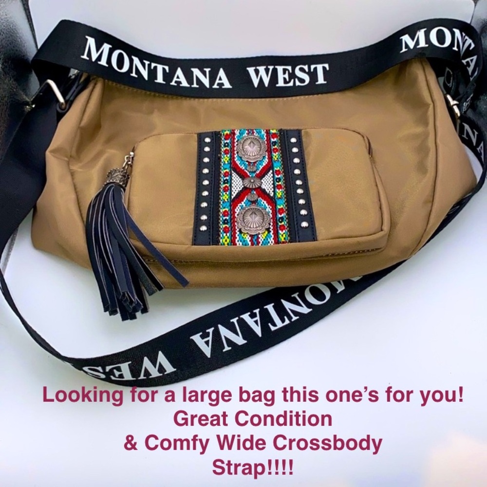 Montana West Nylon Western Style Crossbody With Signature Adjustable Strap